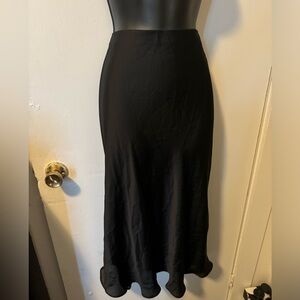 Black flowy skirt